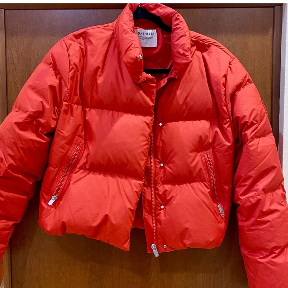 Athleta Women's Summit Cropped Puffer Coat